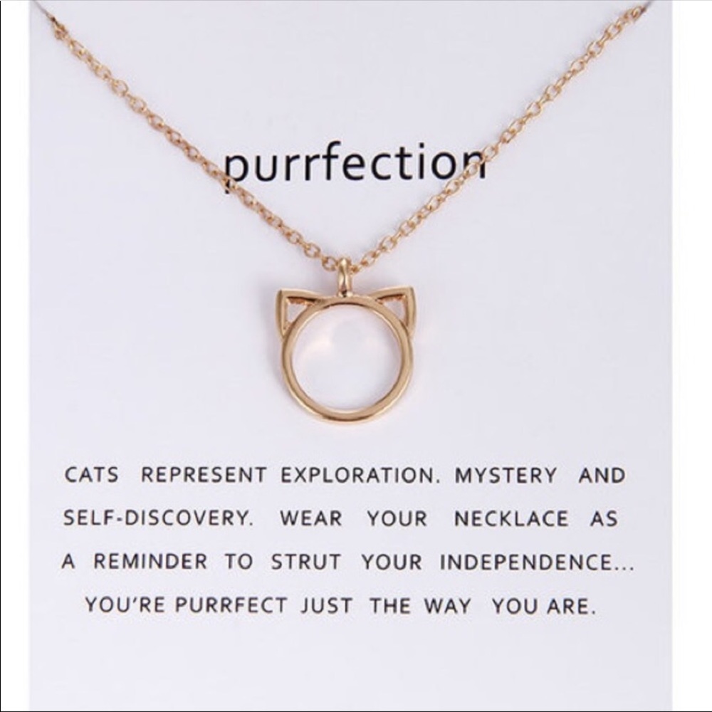Kitty cat necklace